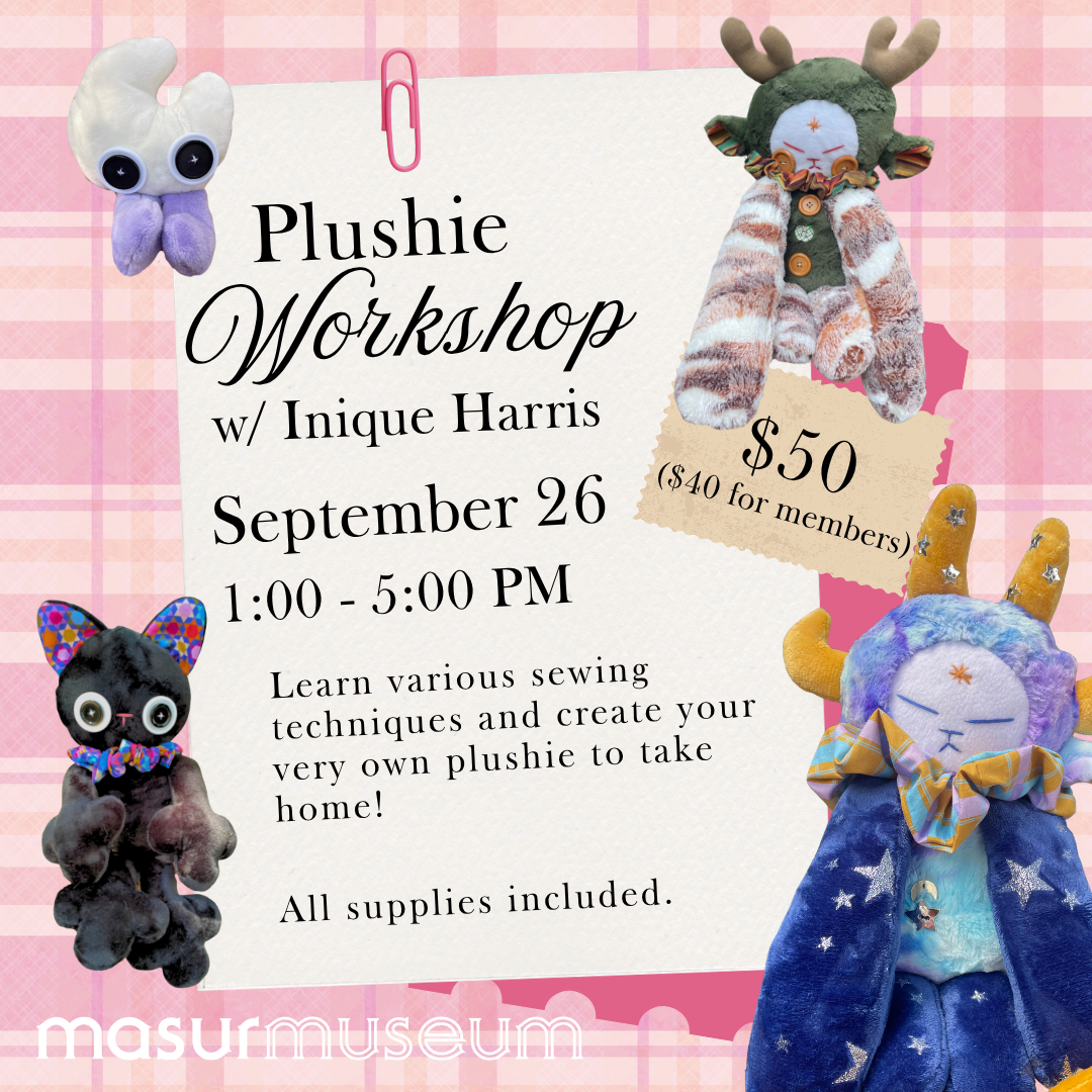 Plushie Workshop with Inique Harris